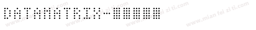 datamatrix字体转换