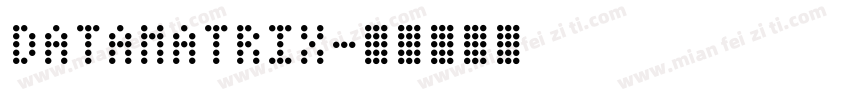 datamatrix字体转换