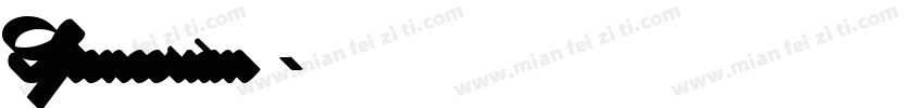 Spencerian斯宾塞字体转换