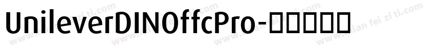 UnileverDINOffcPro字体转换