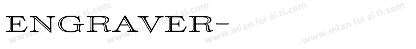 engraver字体转换
