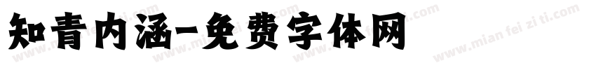 知青内涵字体转换