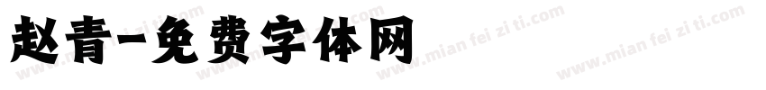 赵青字体转换