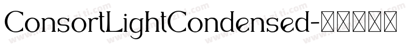 ConsortLightCondensed字体转换