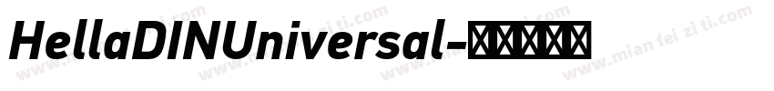 HellaDINUniversal字体转换