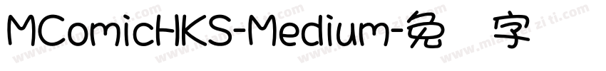MComicHKS-Medium字体转换