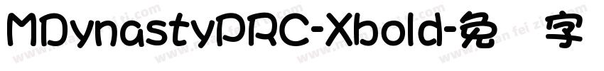 MDynastyPRC-Xbold字体转换