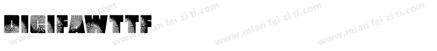 DIGIFAWTTF字体转换