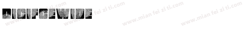 Digifcewide字体转换