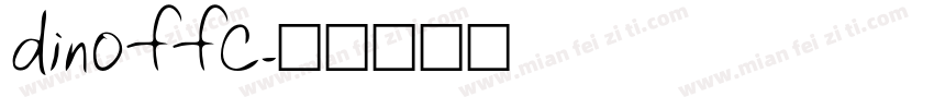 dinoffc字体转换