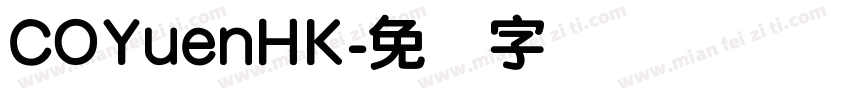 COYuenHK字体转换