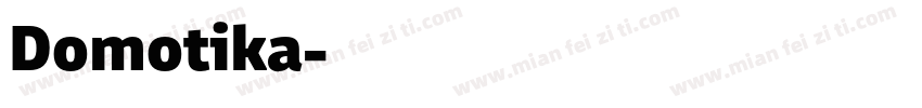 Domotika字体转换