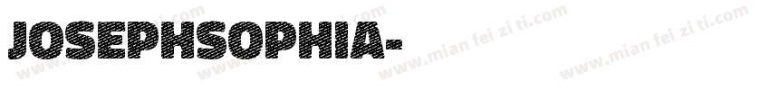 josephsophia字体转换