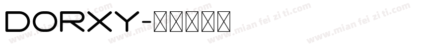 Dorxy字体转换