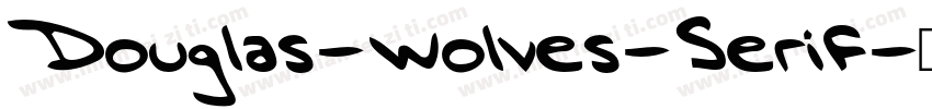 Douglas-Wolves-Serif字体转换
