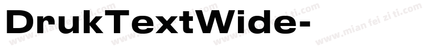 DrukTextWide字体转换