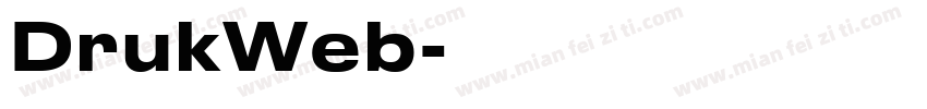 DrukWeb字体转换
