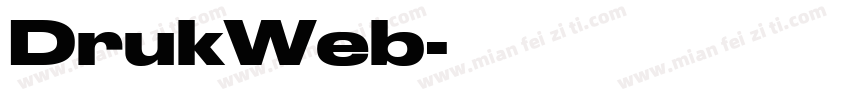DrukWeb字体转换