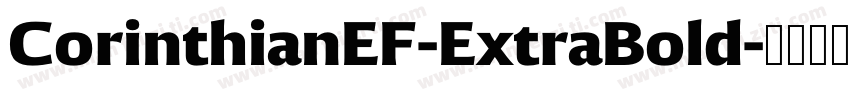 CorinthianEF-ExtraBold字体转换