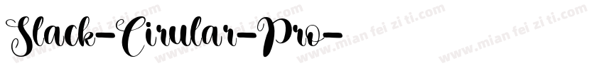 Slack-Cirular-Pro字体转换