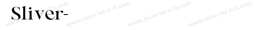 像素Sliver字体转换