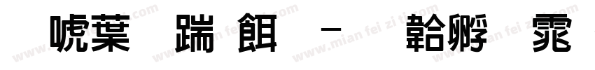 新中势养生字体转换
