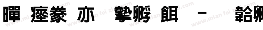 黑永春美容养生字体转换