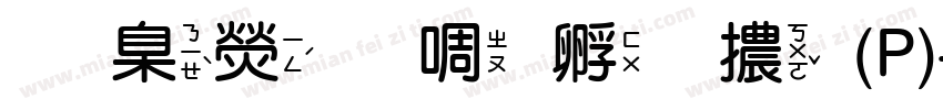 華康新特圓體(P)字体转换