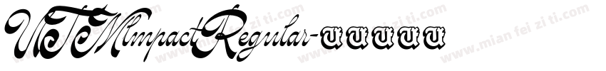 UTMlmpactRegular字体转换