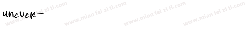 unever字体转换
