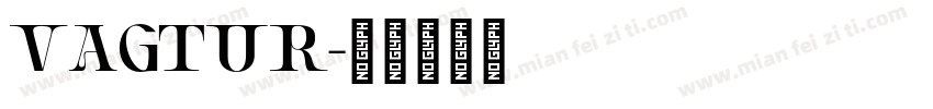 vagtur字体转换