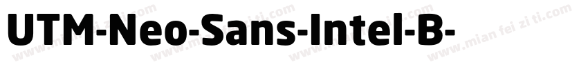 UTM-Neo-Sans-Intel-B字体转换