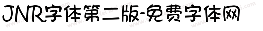 JNR字体第二版字体转换