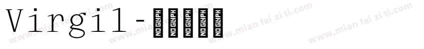 Virgil字体转换
