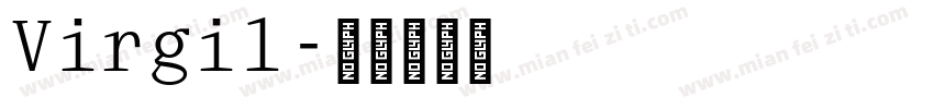 Virgil字体转换