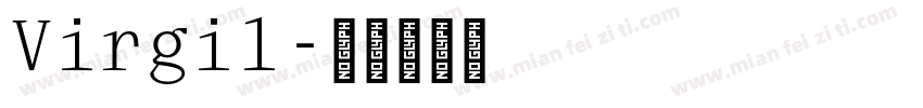 Virgil字体转换