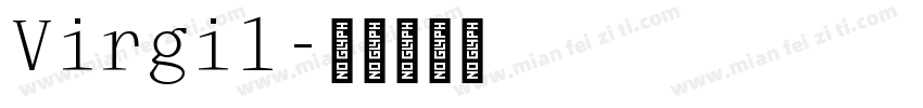 Virgil字体转换
