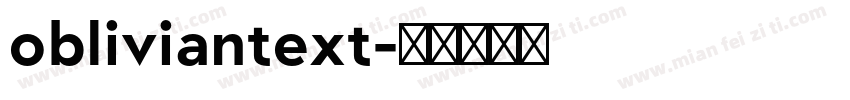obliviantext字体转换