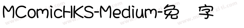 MComicHKS-Medium字体转换