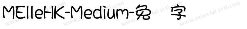MElleHK-Medium字体转换