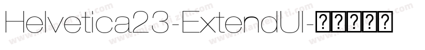 Helvetica23-ExtendUl字体转换