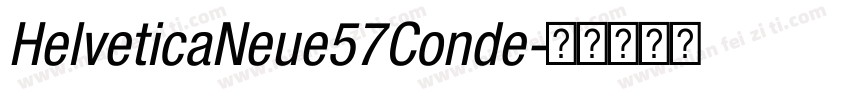 HelveticaNeue57Conde字体转换