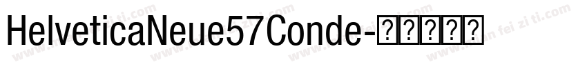 HelveticaNeue57Conde字体转换