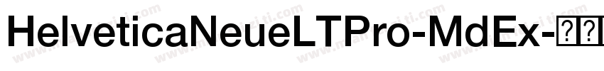 HelveticaNeueLTPro-MdEx字体转换