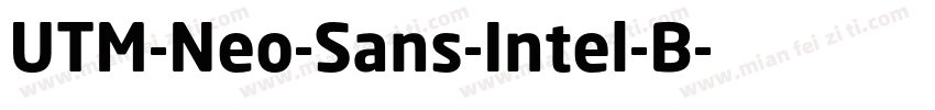 UTM-Neo-Sans-Intel-B字体转换