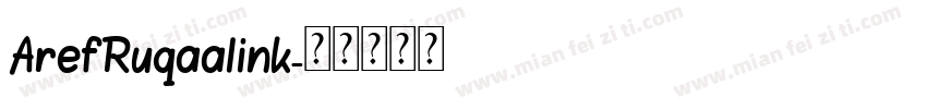 ArefRuqaalink字体转换
