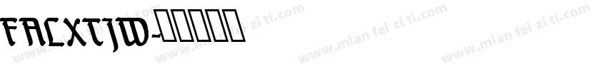 FALXTJW字体转换