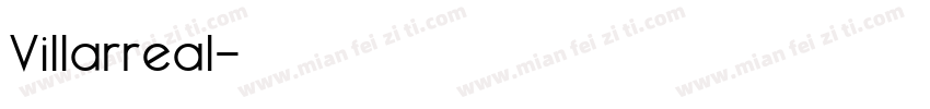Villarreal字体转换