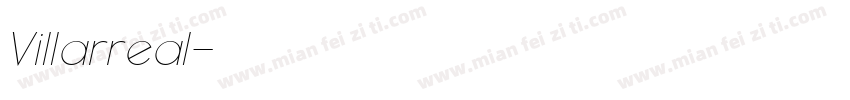 Villarreal字体转换
