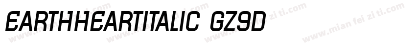 EarthHeartItalic-Gz9D字体转换